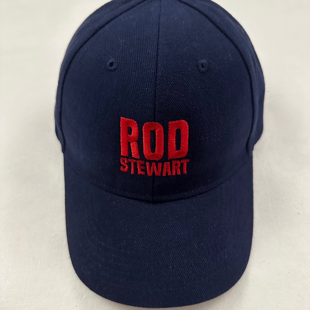 Rod Stewart Blue Baseball Cap Hat Blue